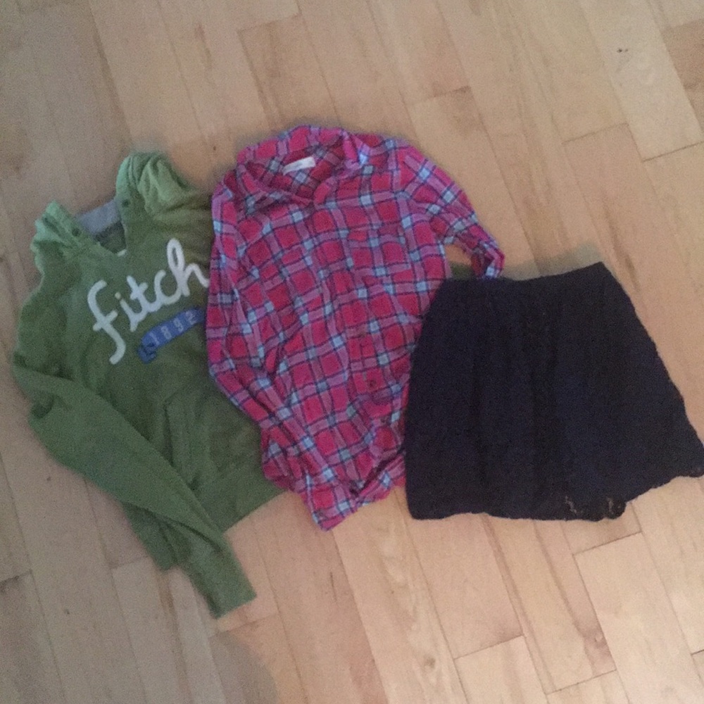 Abercrombie Large girls fall clothes
